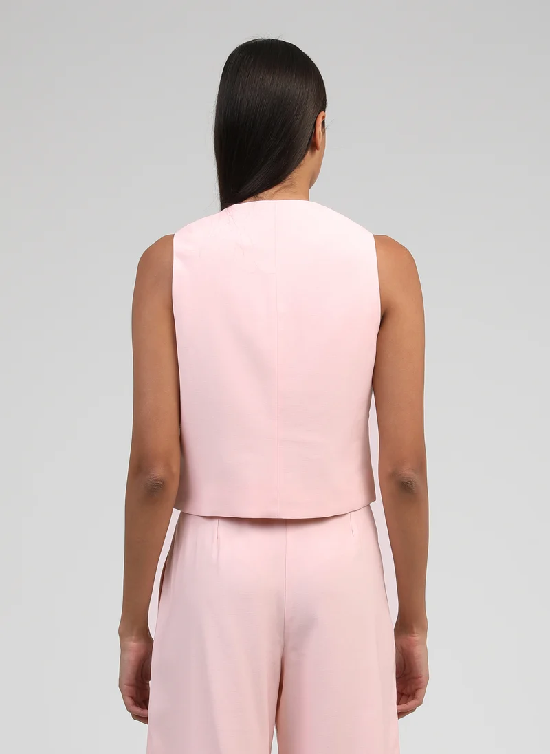 GILET ZAKINA rose