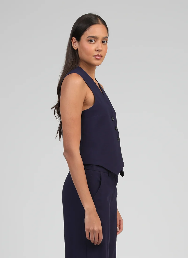 GILET ZAKINA marine