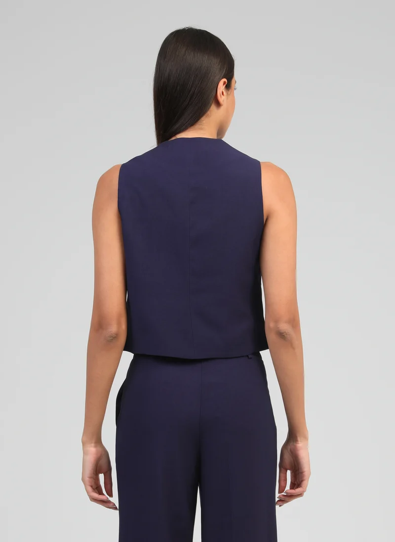 GILET ZAKINA marine