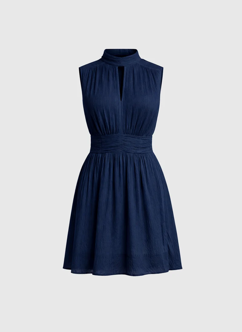 ROBE COURTE ORLEANE bleu