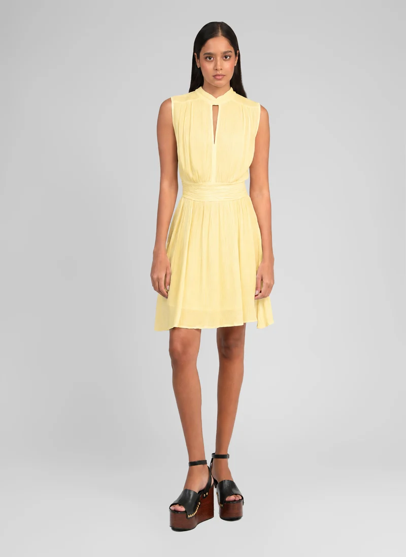 ROBE COURTE ORLEANE paille