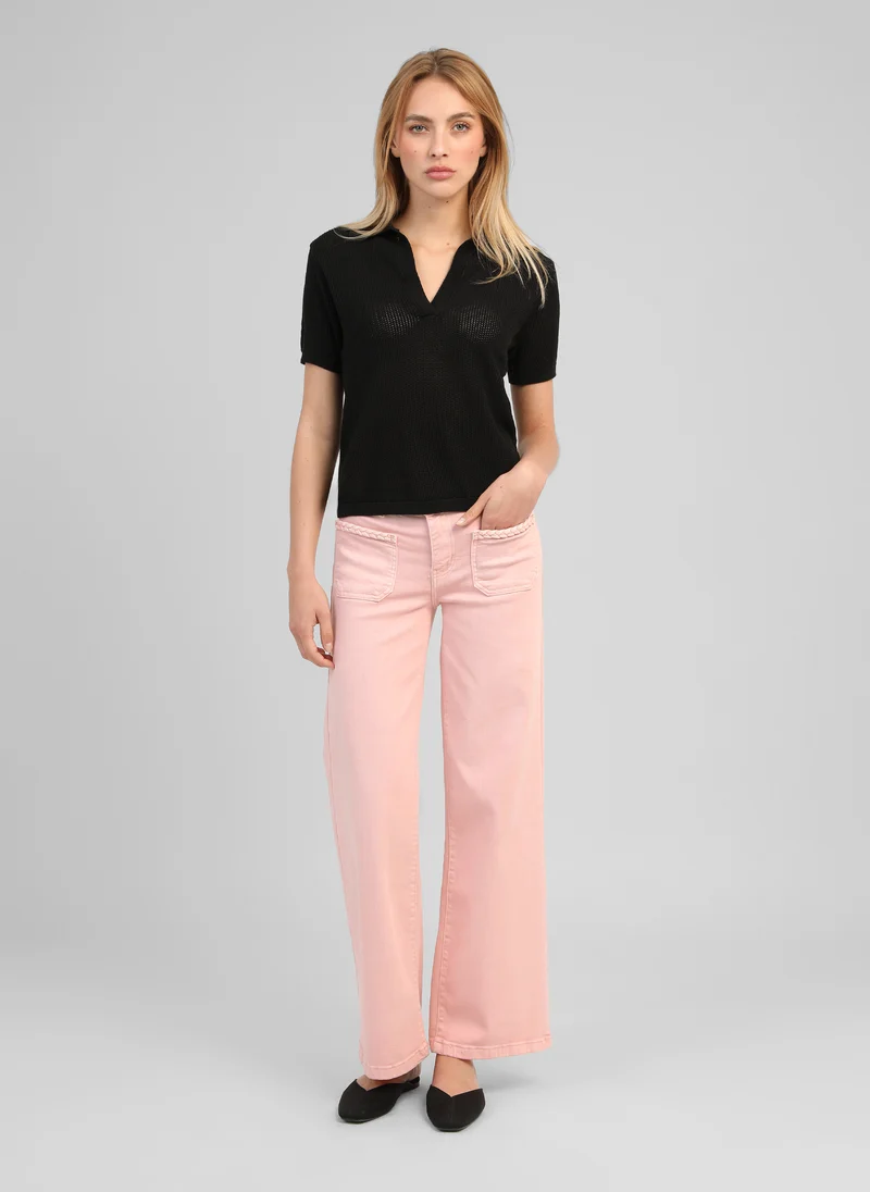 PANTALON PITRESS rose clair