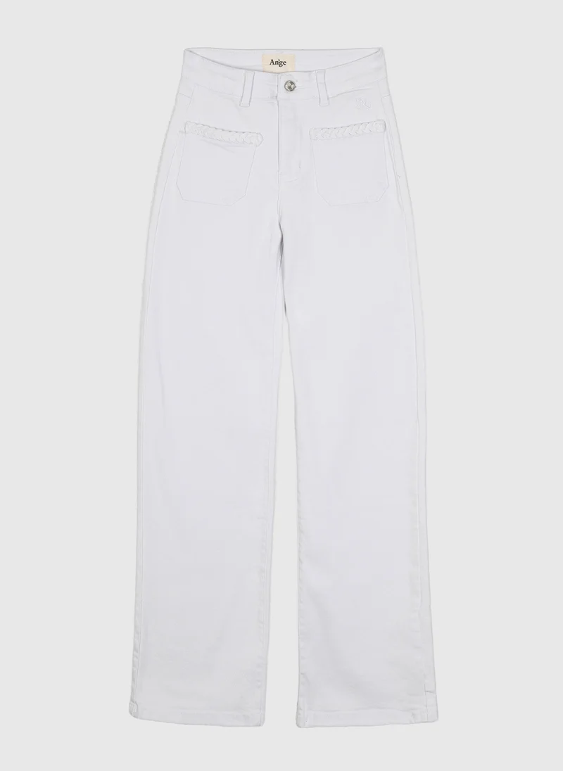 PANTALON PITRESS blanc