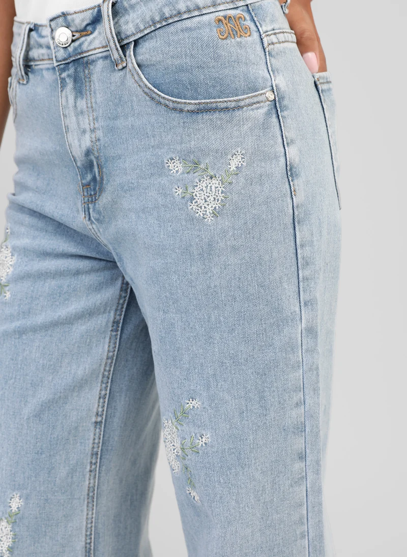 PANTALON PAFLI bleu