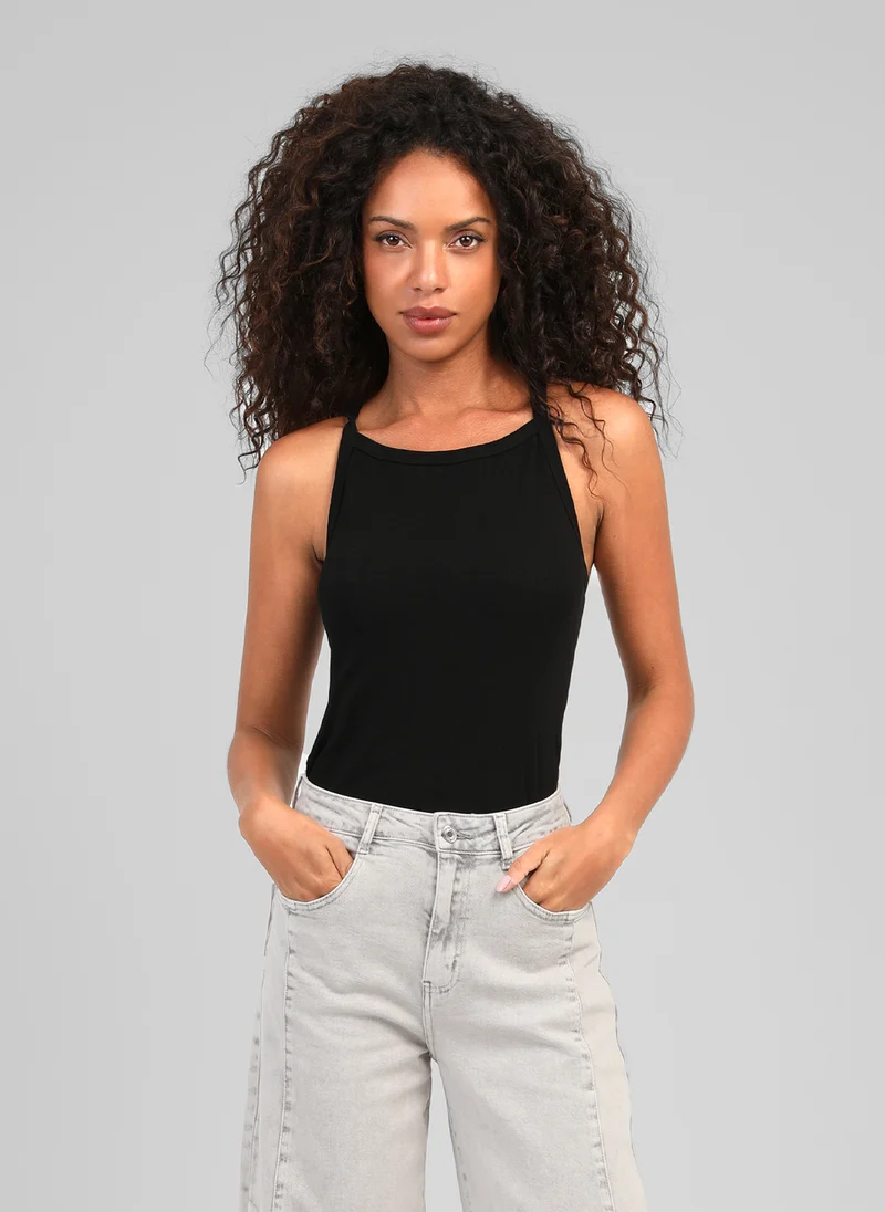 DEBARDEUR ALAMBRE noir