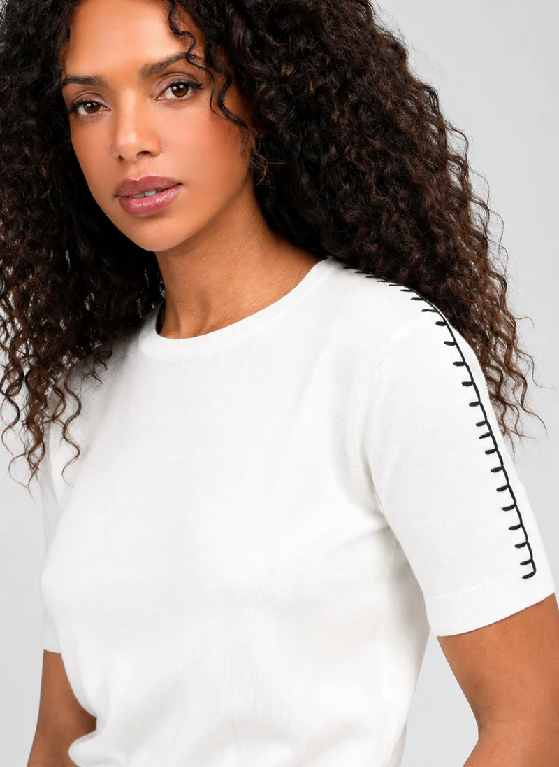 PULL NIKOLI blanc