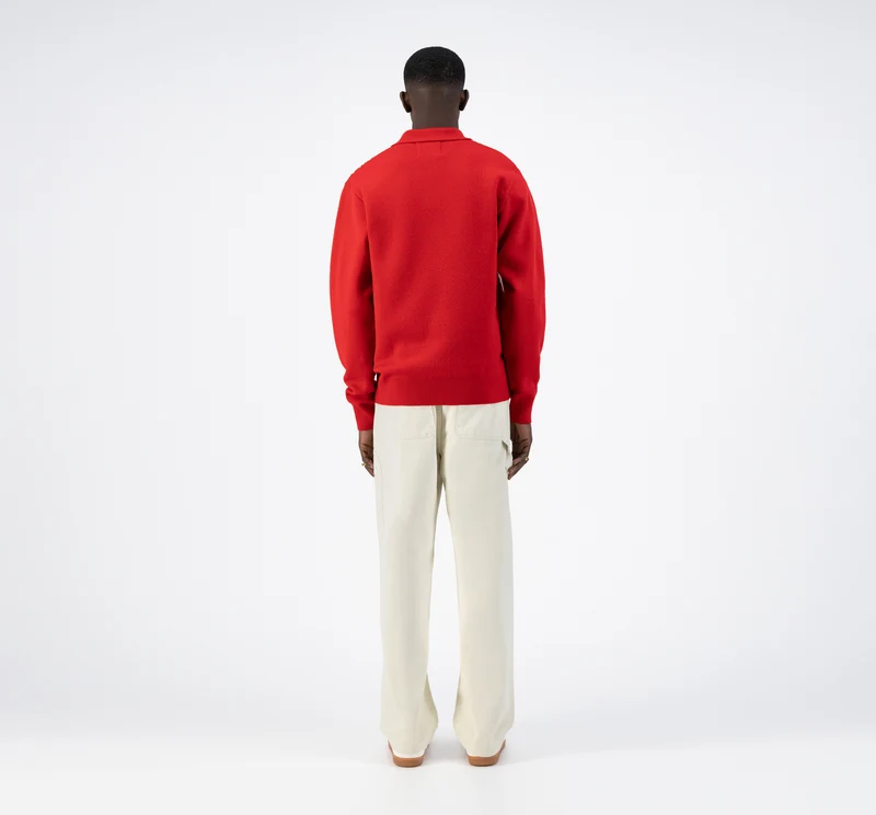 Cardigan en tricot Karp - Rouge