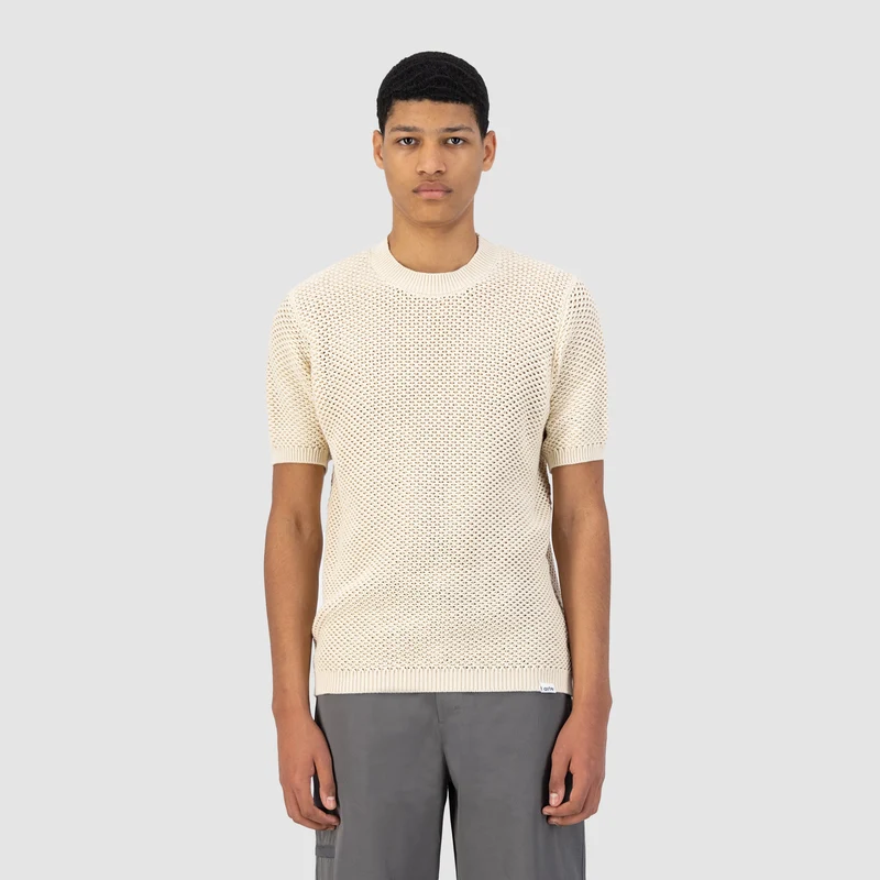 T-shirt en maille Kiewic - Crème