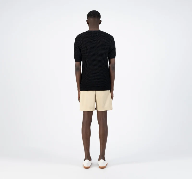 T-shirt en maille Kiewic - Noir