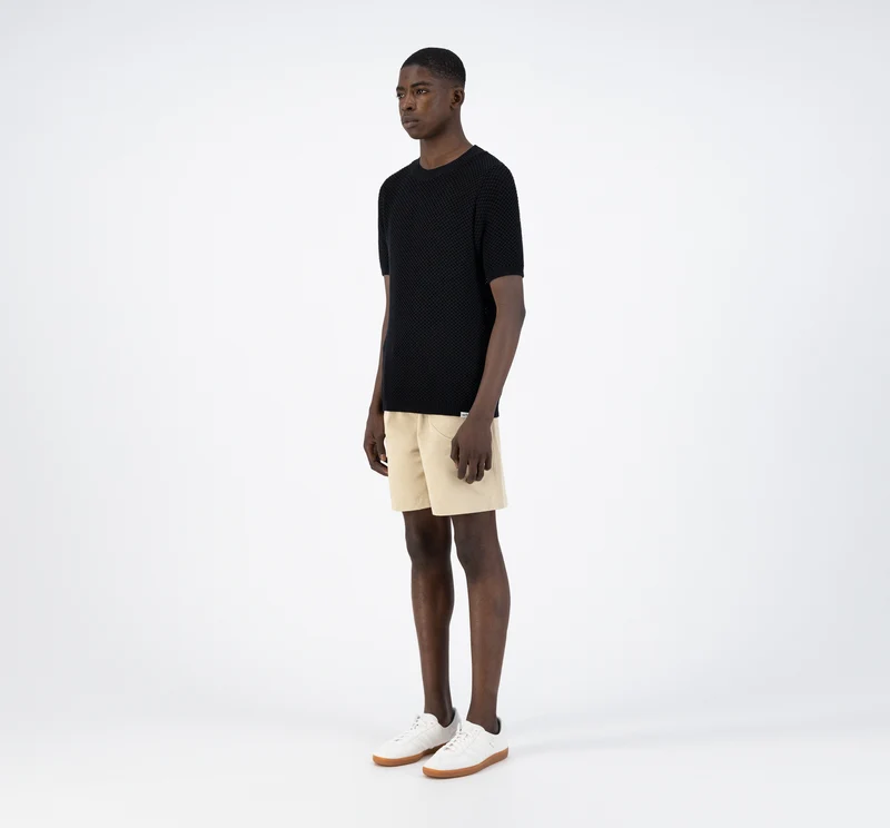 T-shirt en maille Kiewic - Noir