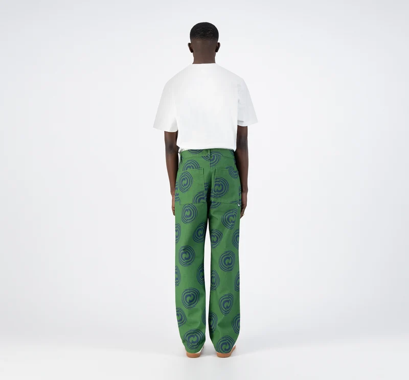 Pantalon Janco Swirl - Vert/Marine