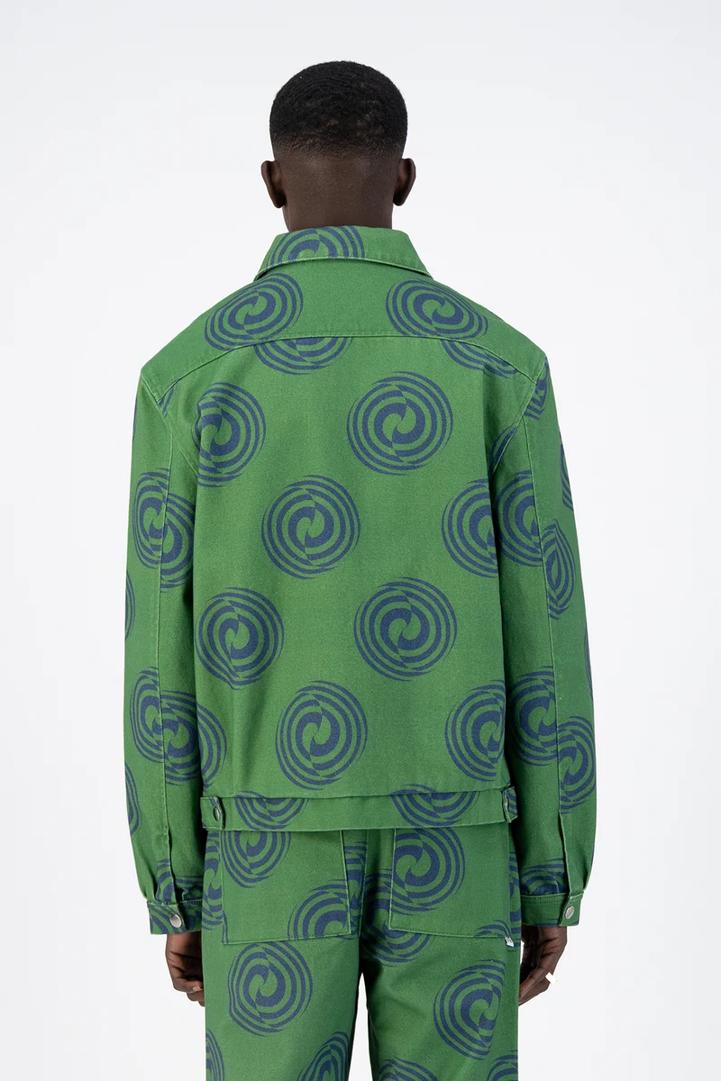 Veste Janco Swirl - Vert/Marine