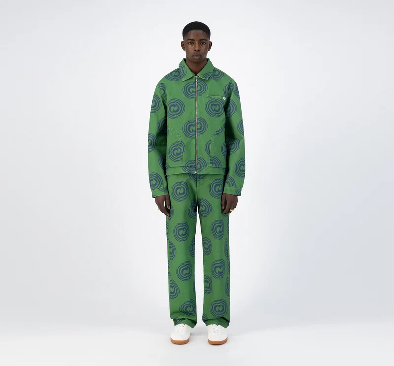 Veste Janco Swirl - Vert/Marine