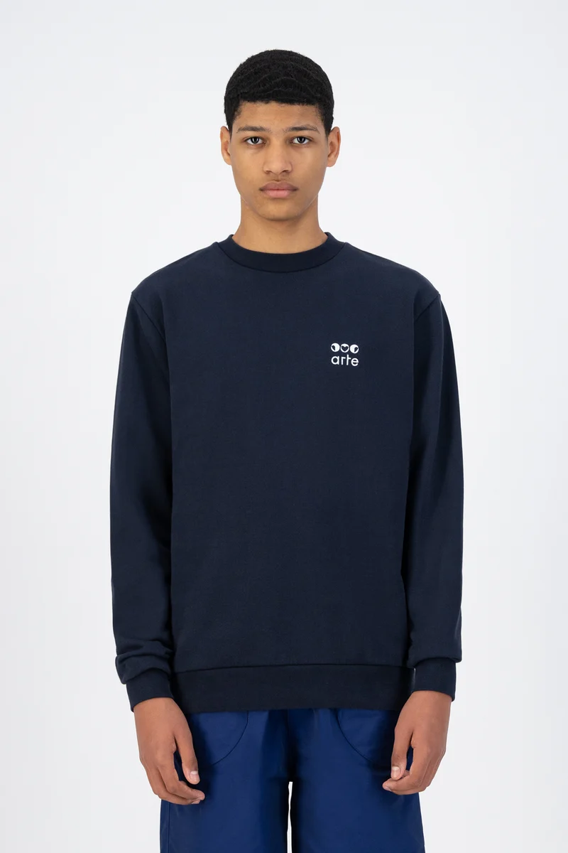 Cruz Triple Crewneck - Marine