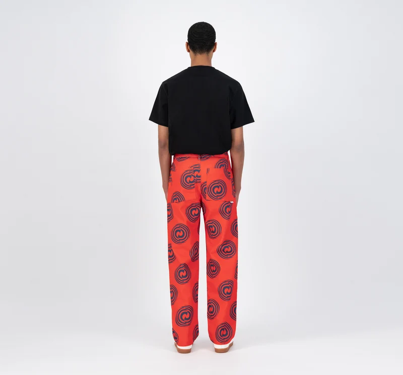 Pantalon Janco Swirl - Rouge/Marine