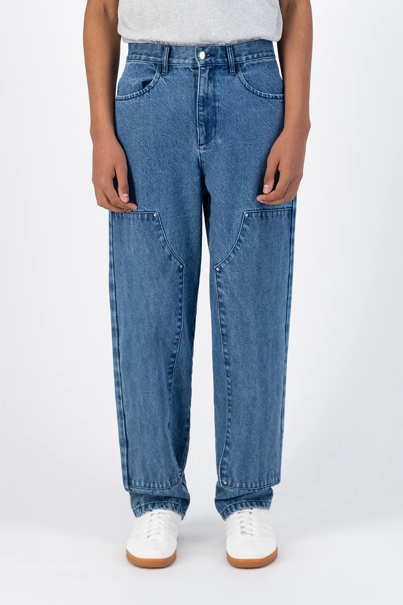 Pantalon Porter - Denim (Light Bleach)