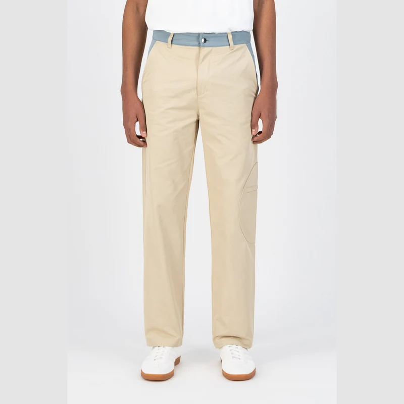 Pantalon Multi Julio - Crème/Bleu clair