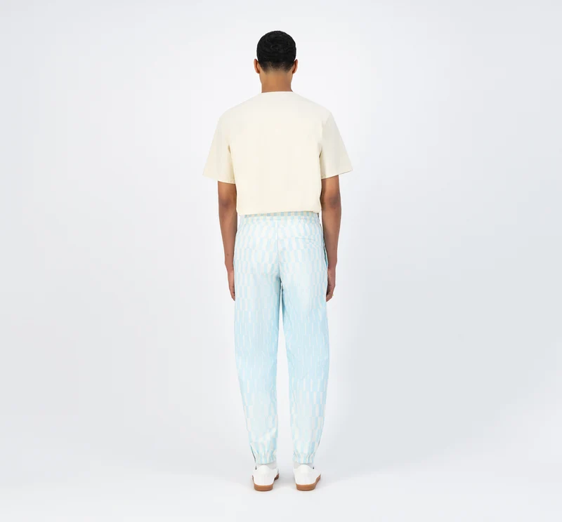 Pantalon Jo - Bleu clair/crème