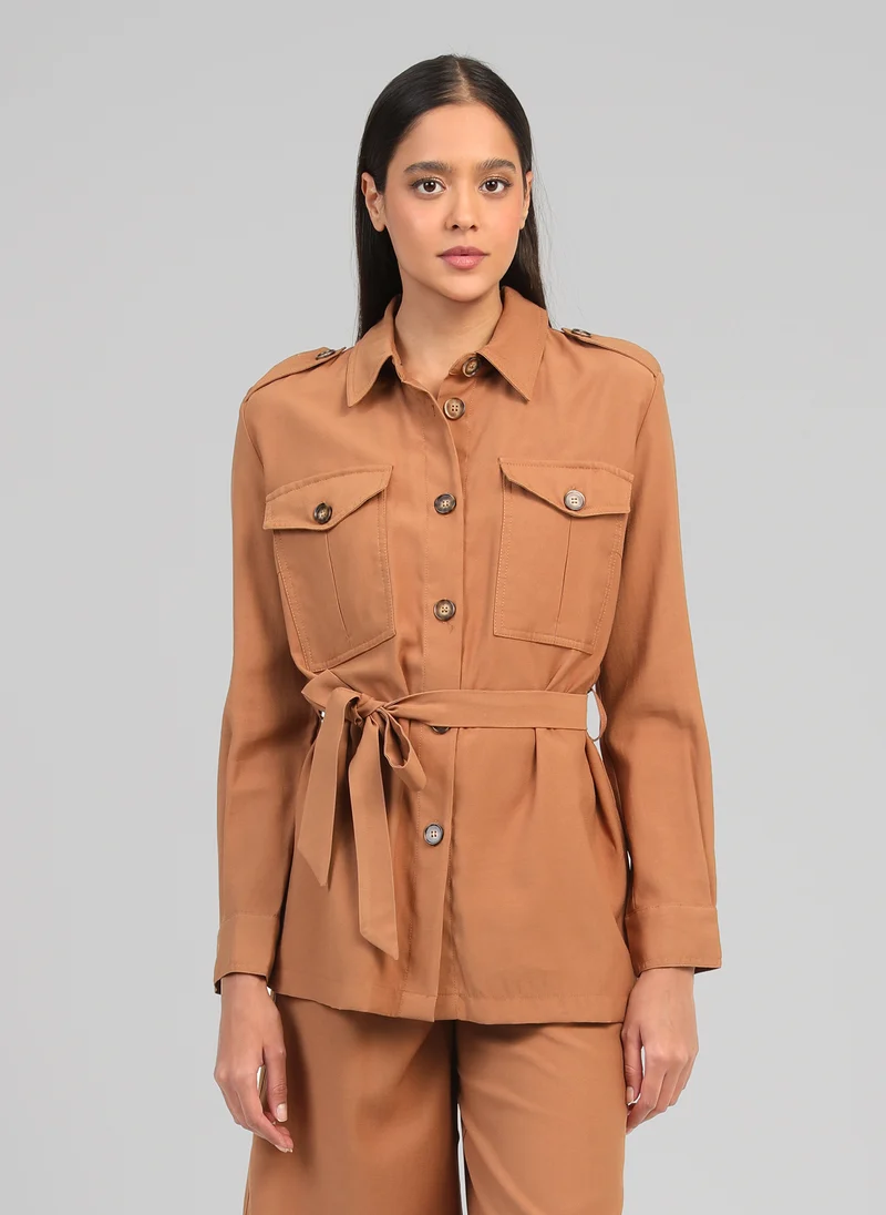 VESTE ZOANA daim