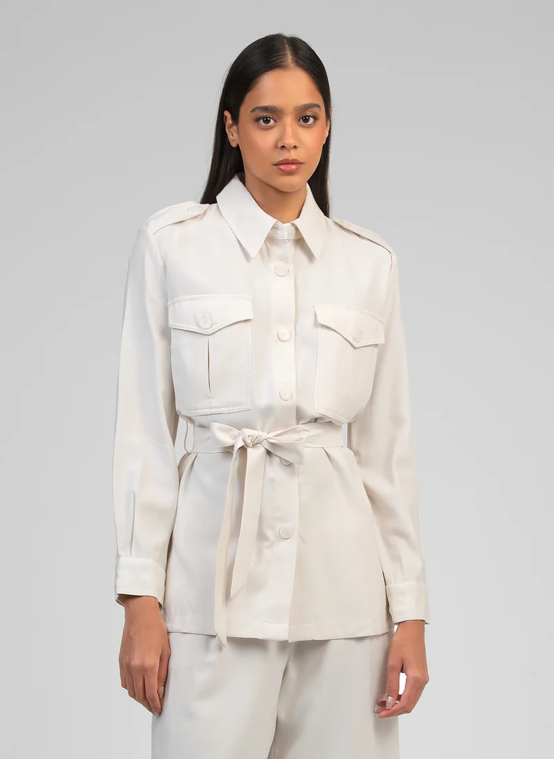VESTE ZOANA ecru