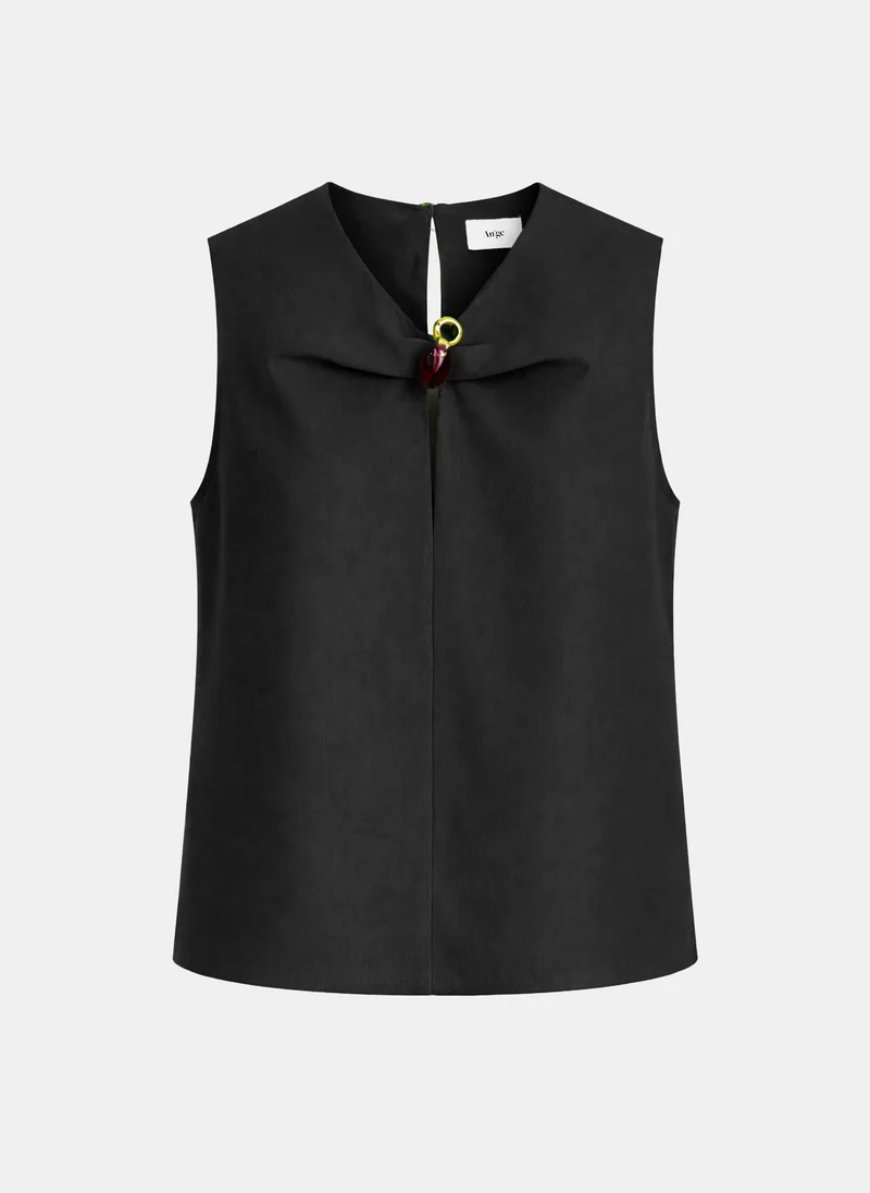 TOP KEZRA noir