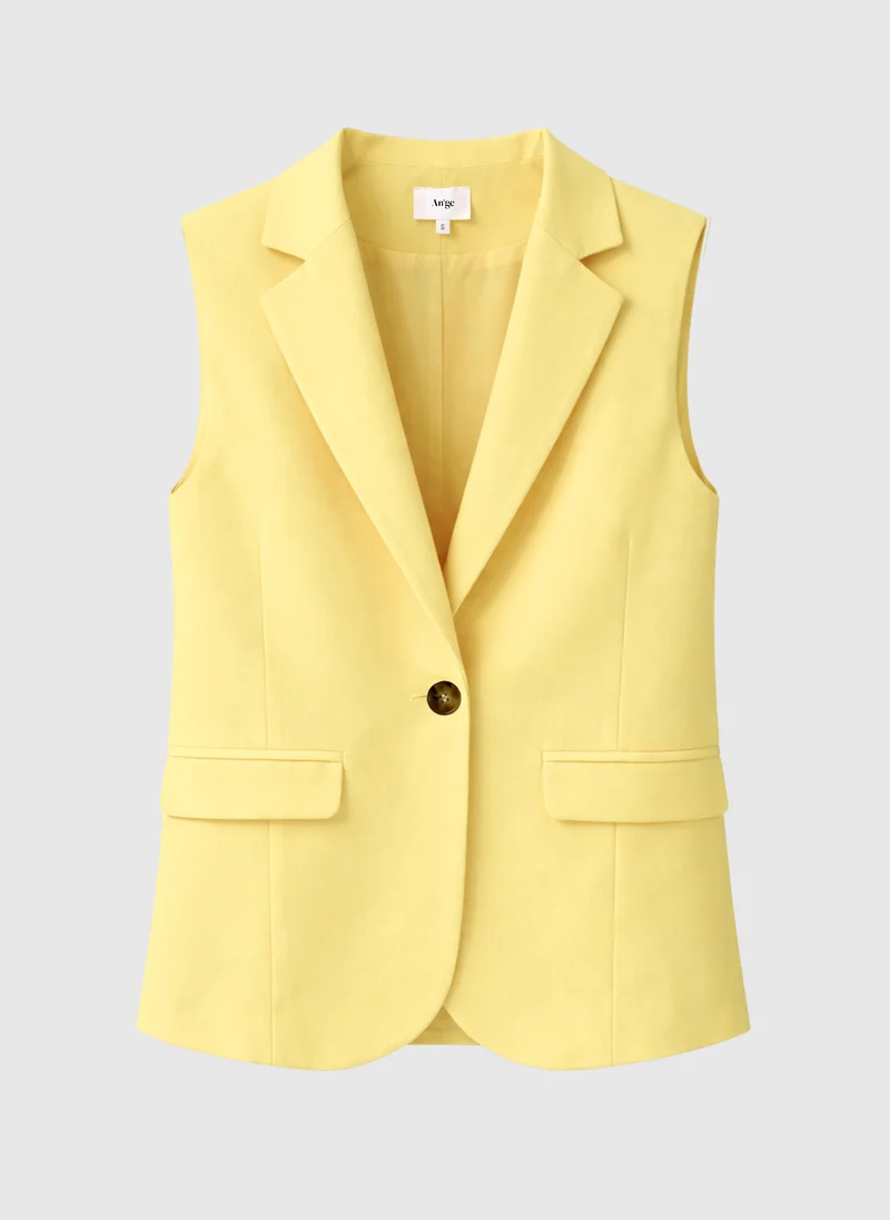VESTE SANS MANCHES ZAKARITA paille