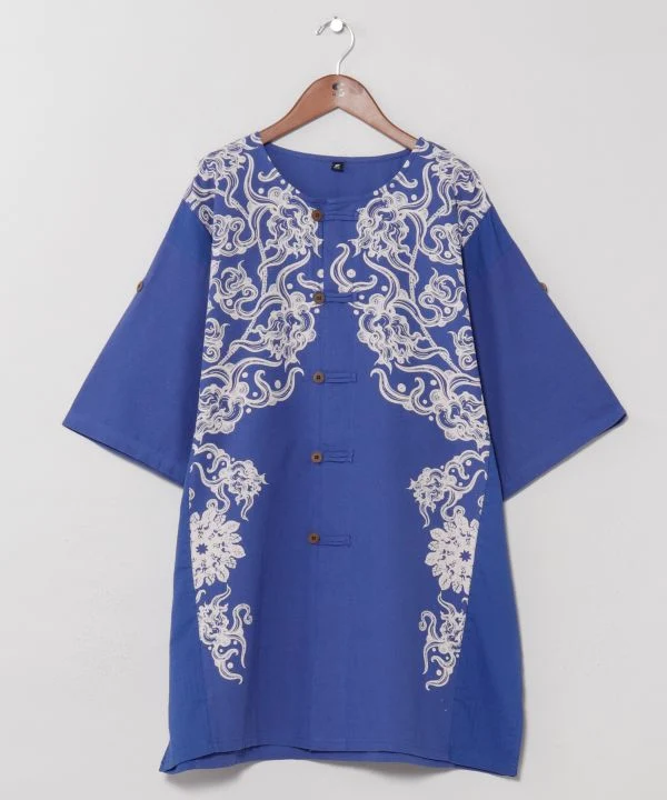 Chemise homme à imprimé mandala