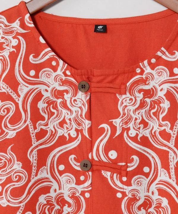 Chemise homme à imprimé mandala
