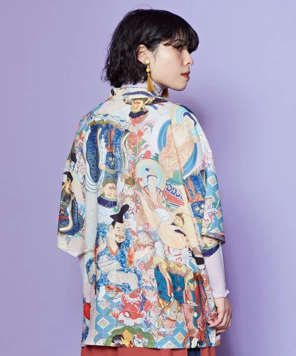 UKIYO-IRO Chemise à col ouvert
