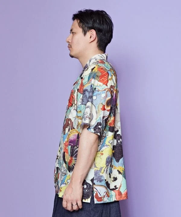 UKIYO-IRO Chemise à col ouvert