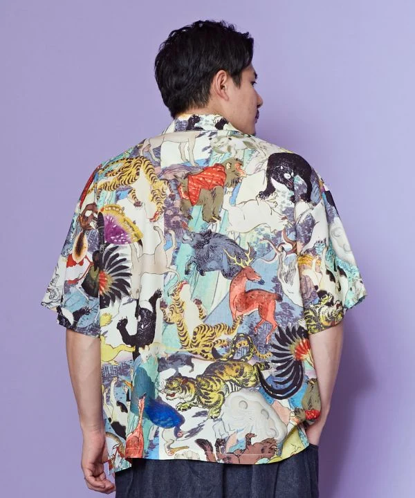 UKIYO-IRO Chemise à col ouvert