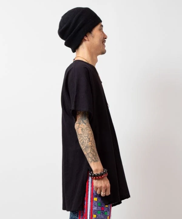 Haut oversize en coton imprimé