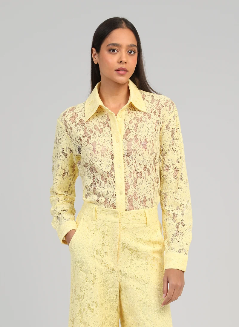 CHEMISE AMOLINA jaune