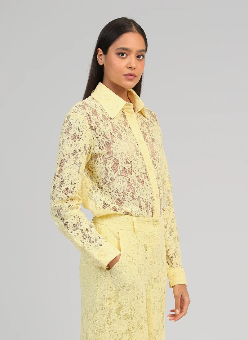 CHEMISE AMOLINA jaune
