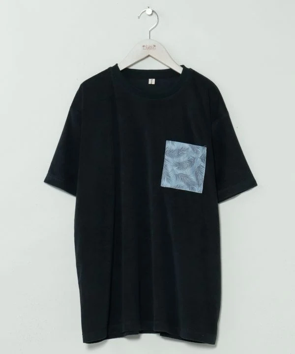 T-shirt hawaïen à poche pour homme