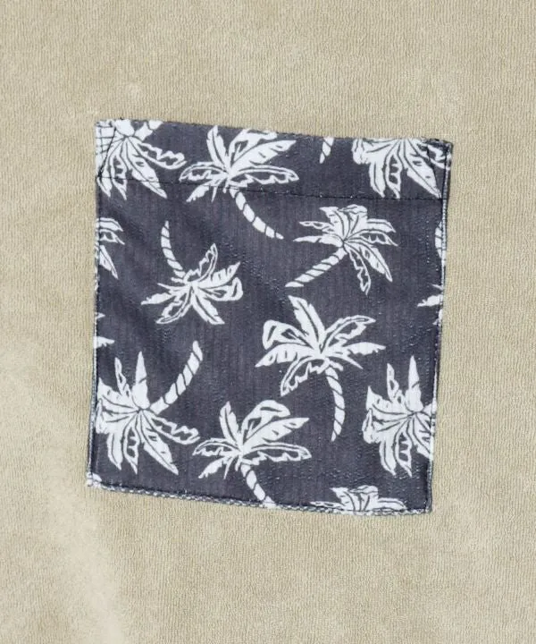 T-shirt hawaïen à poche pour homme