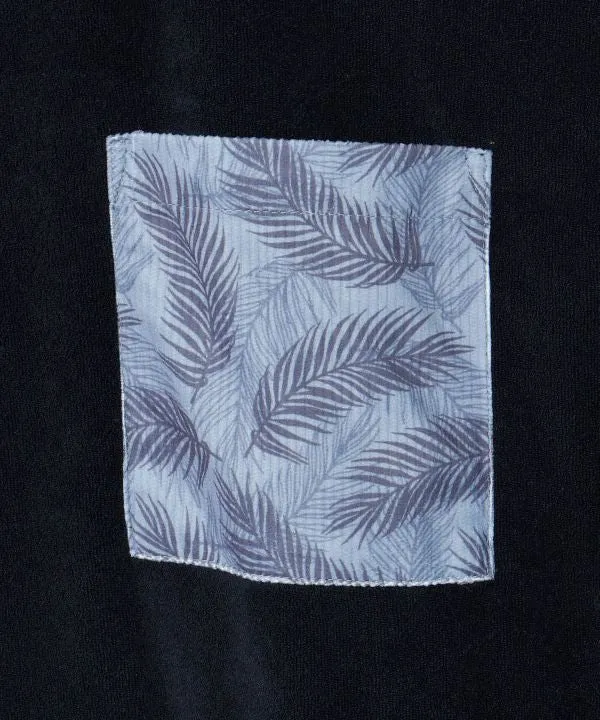 T-shirt hawaïen à poche pour homme