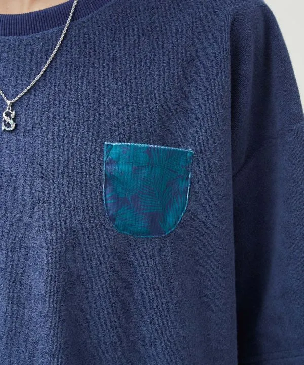 T-shirt hawaïen à poches en polaire