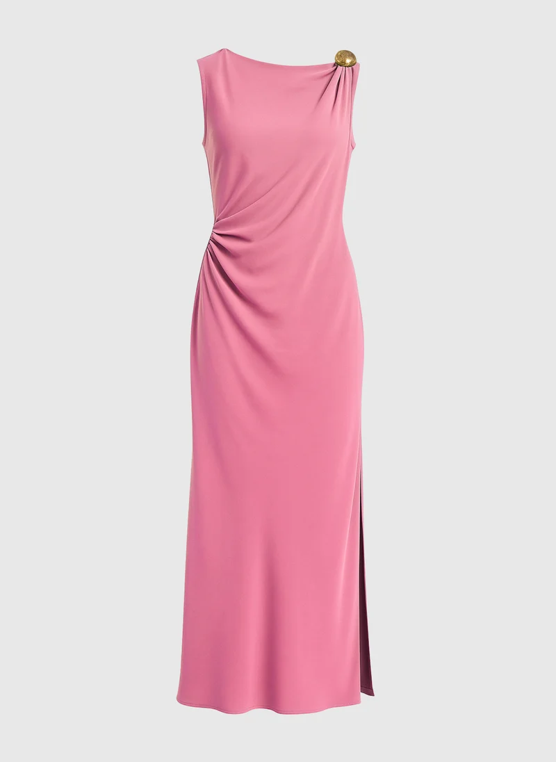 ROBE MIDI MIRKA rose