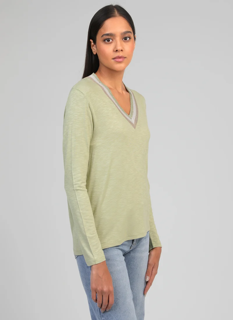 T-SHIRT TONGALI verveine