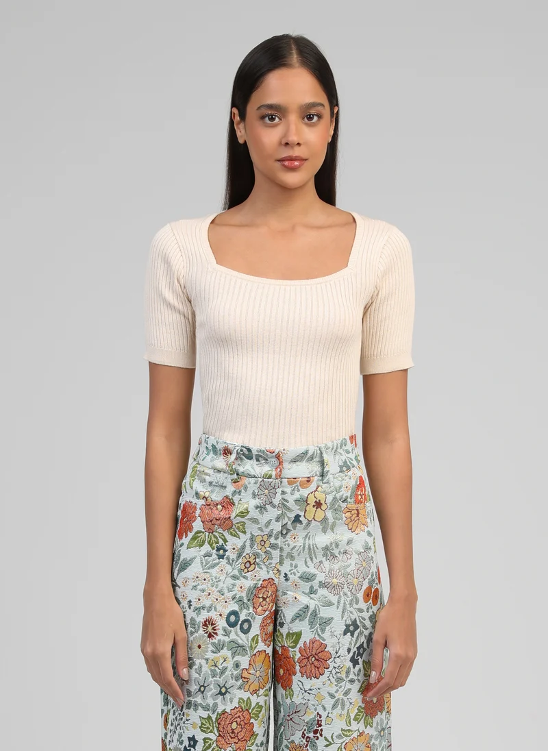 PULL LESIA ecru