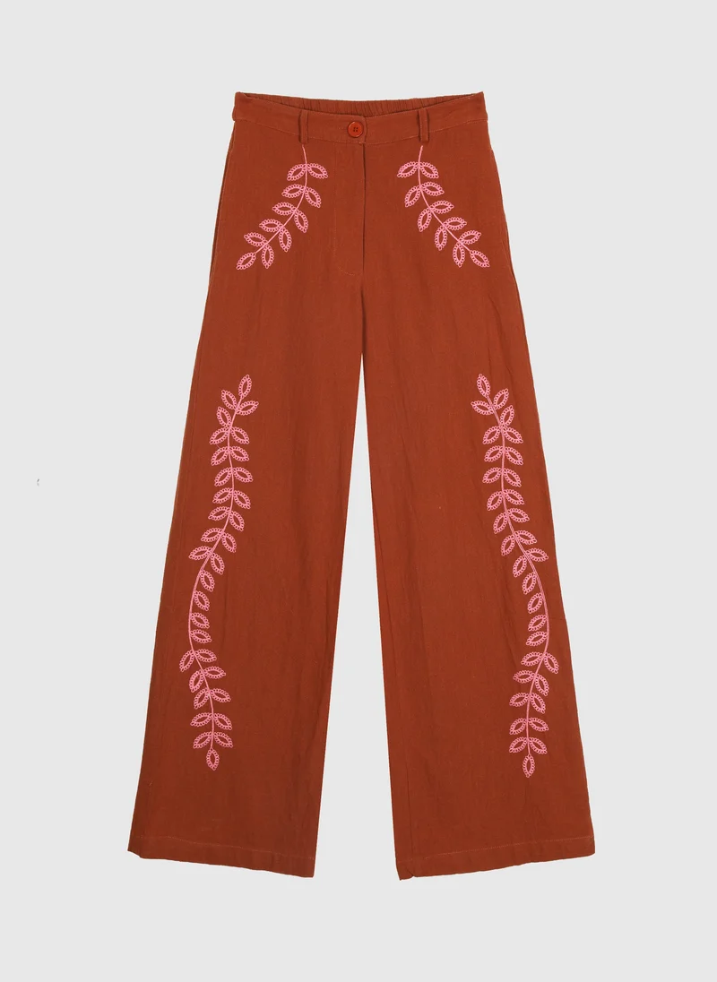 PANTALON ROSSALIE caramel