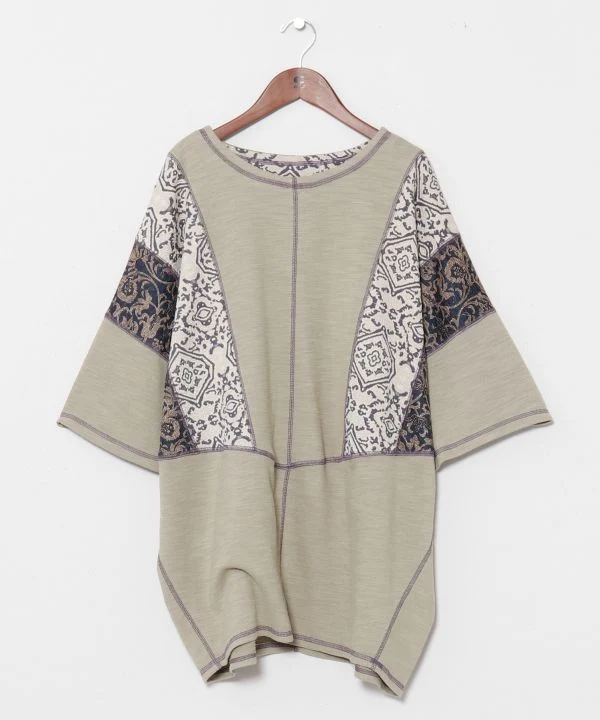 Haut homme en patchwork textile