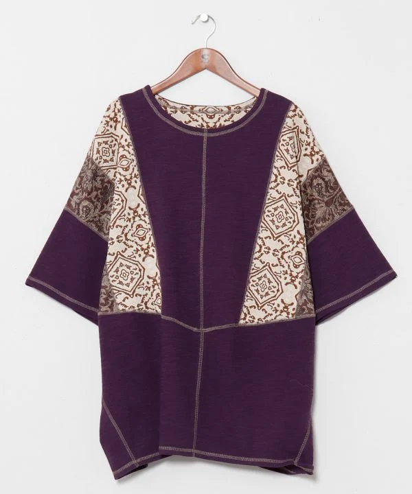 Haut homme en patchwork textile