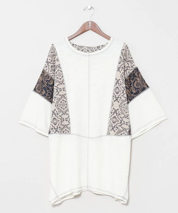Haut homme en patchwork textile