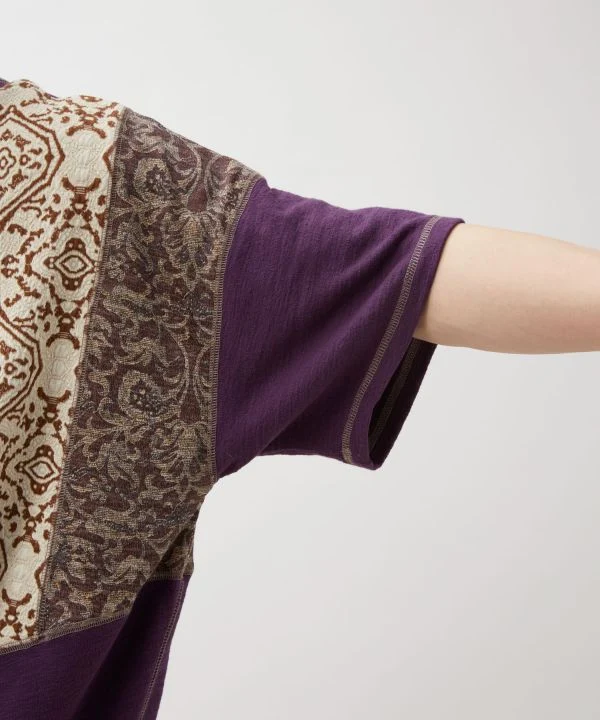 Haut homme en patchwork textile