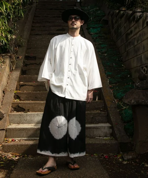 Chemise sans col KAKUSODE