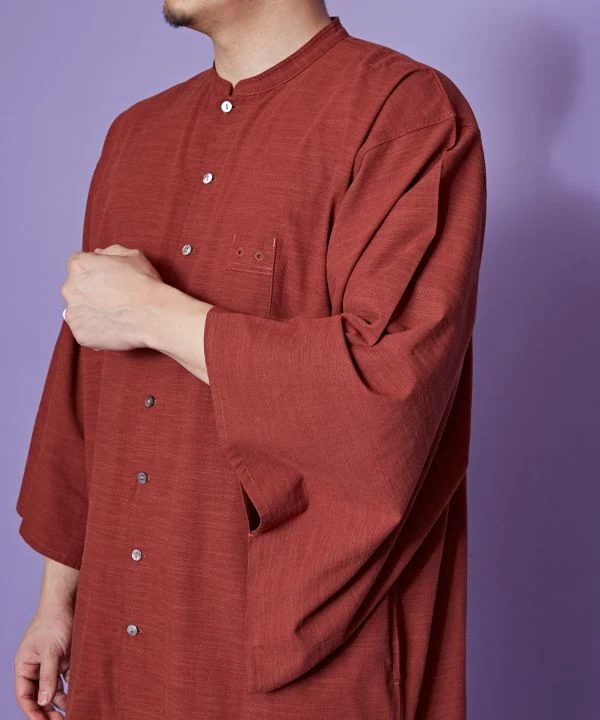Chemise sans col KAKUSODE
