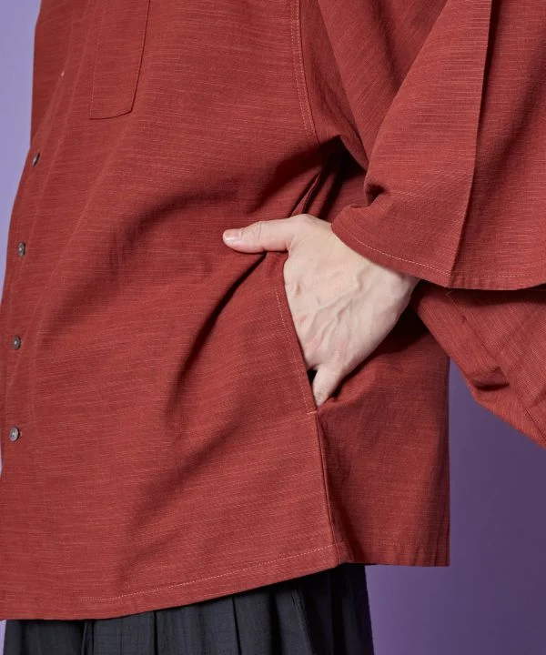 Chemise sans col KAKUSODE