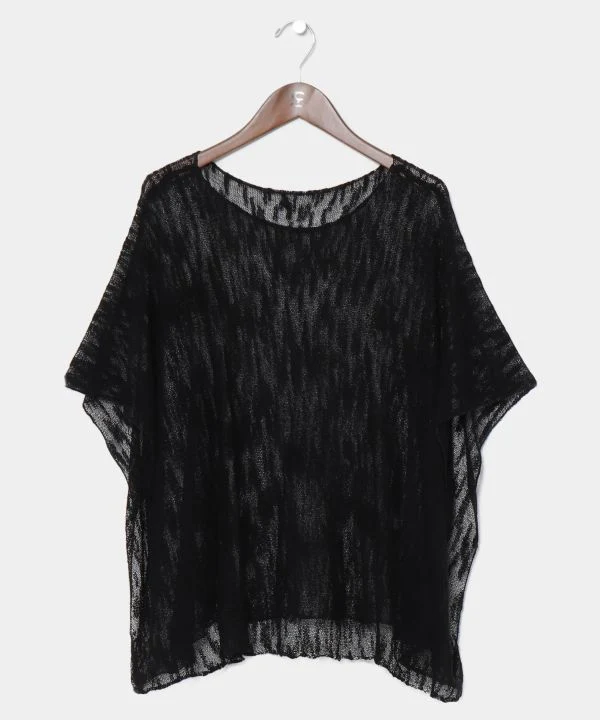 Haut poncho transparent en fil Nep